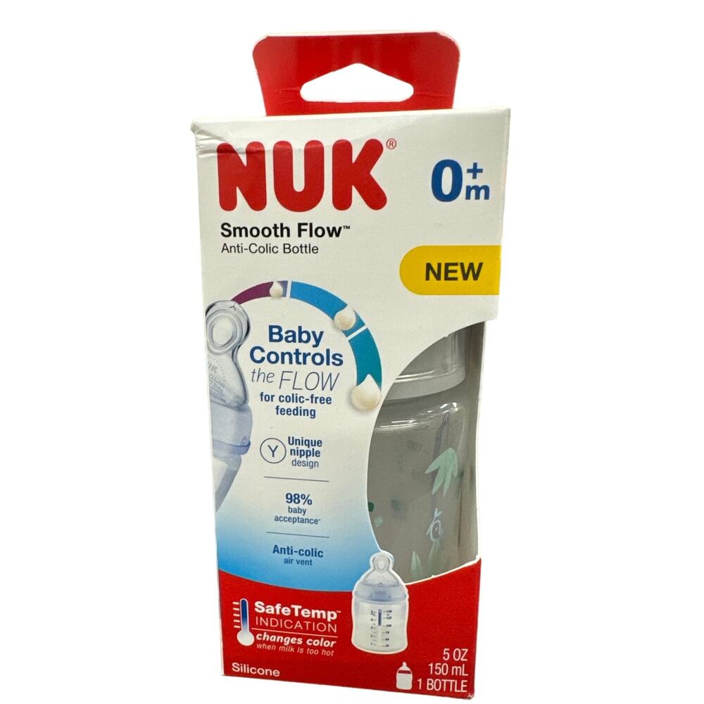 NUK Smooth Flow 0M 5oz 150 ml NEW IN BOX